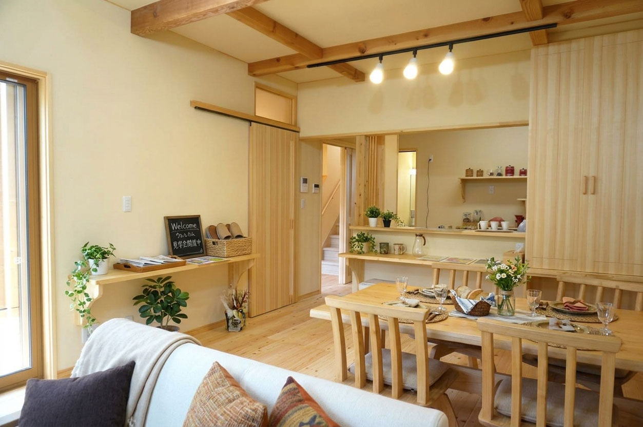 自然素材でつくる木造住宅のリノベーション　所沢市